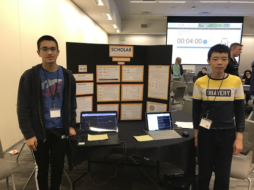Middle School Students with Computer Science Projects